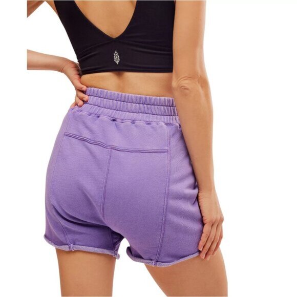 NWT Free People Movement All Star Purple Baggy Shorts - Picture 4 of 9